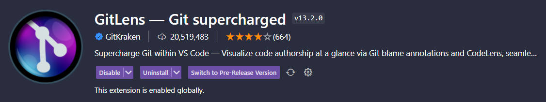 GitLens Git supercharged